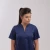Bluza medyczna damska scrubs WAVES - granatowa