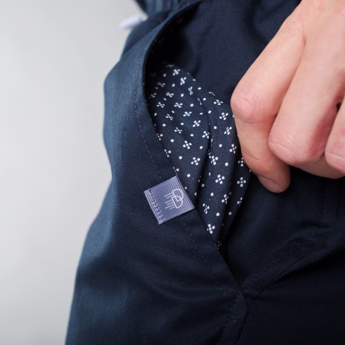 spodnie medyczne męskie deep ocean kieszeniówka